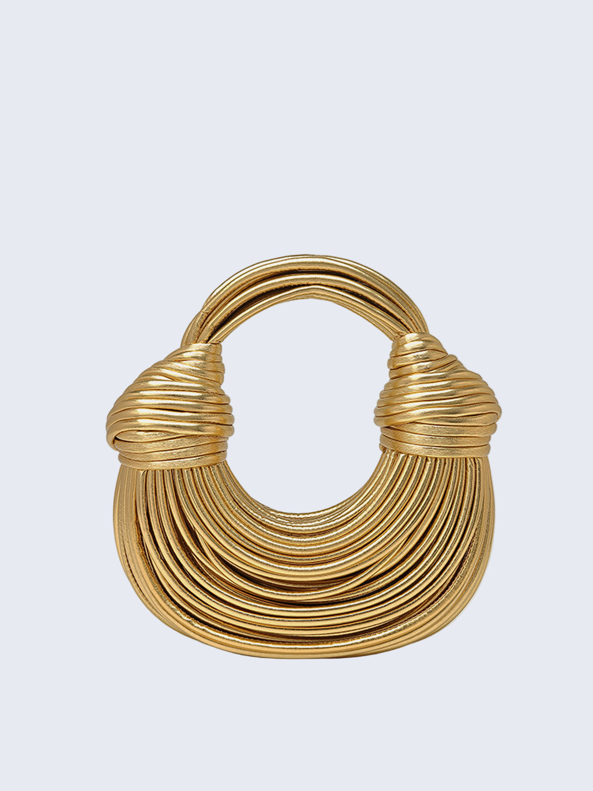 Bolsa de Argola Dourada Torcida - Charm