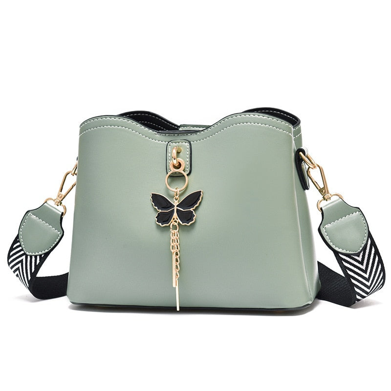 Bolsa de Couro Feminina - Butterfly