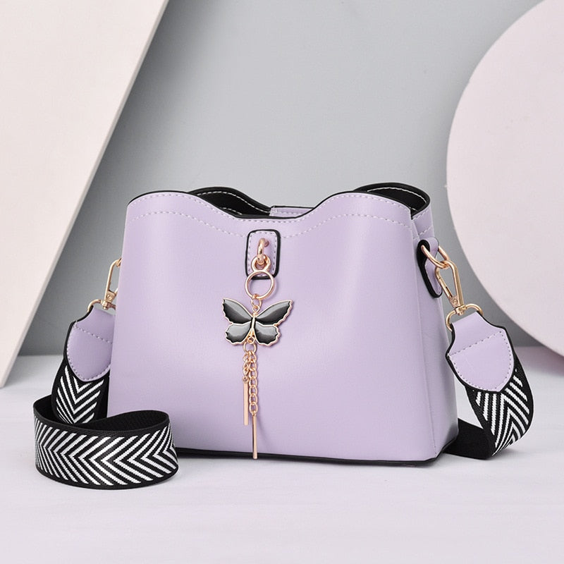 Bolsa de Couro Feminina - Butterfly