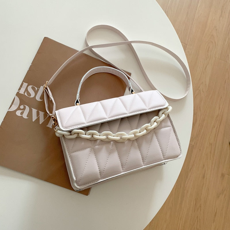Bolsa Feminina de Couro 2 em 1 Durável e Estilosa