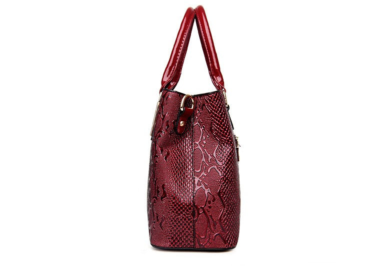 Bolsa Feminina de Couro - Intrecciato