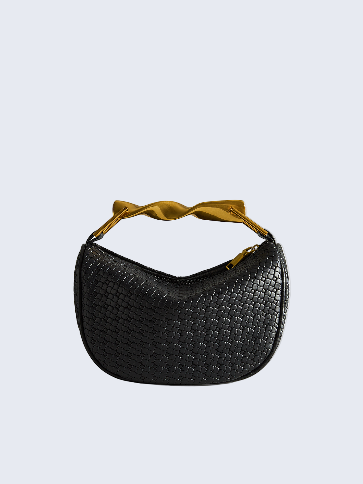 Bolsa de Couro Texturizado com Alça de Corrente - Strap