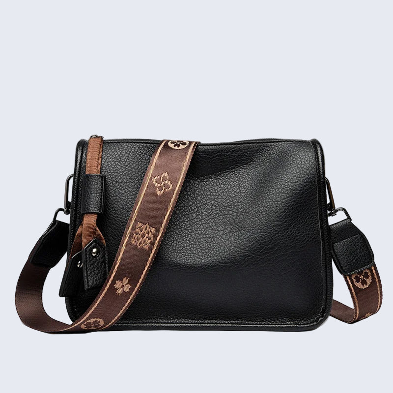 Bolsa de Couro Transversal ou Tiracolo - Milane