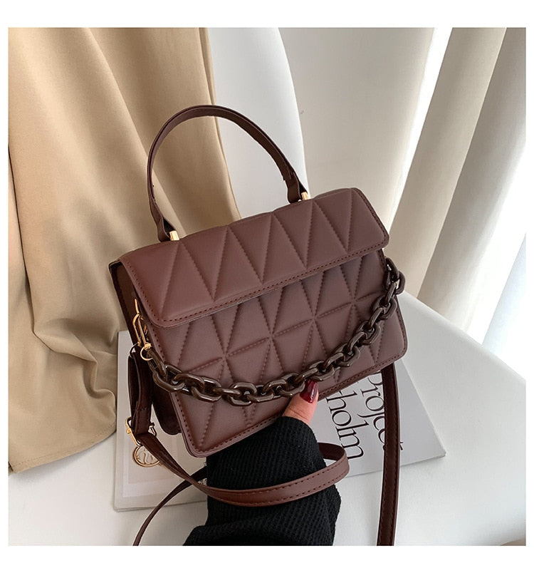 Bolsa Feminina de Couro 2 em 1 Durável e Estilosa