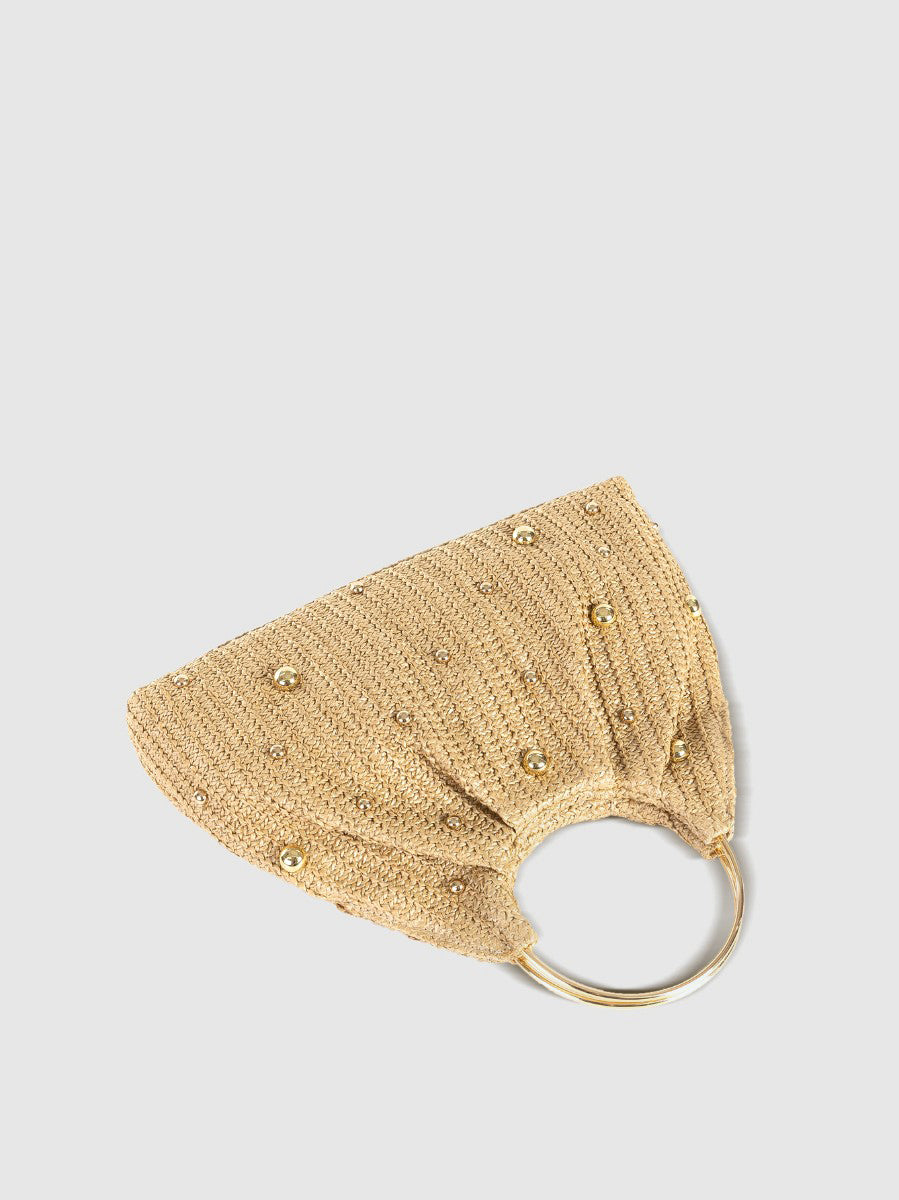 Bolsa Hobo de Crochê com Miçangas